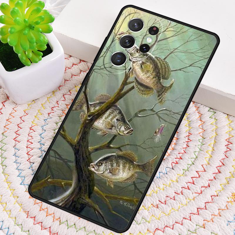 Carp Fishing Fish Print Phone Case for Samsung Galaxy Note 10 Pro S26 Ultra S23 S24 FE S25 S21 S22 PLUS Shockproof Cove