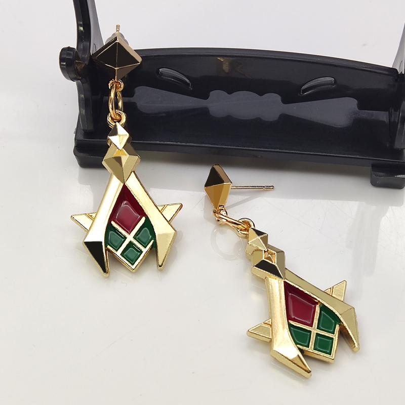 Genshin Impact Game Kaveh Earrings Dangle Ear Studs Fashion Women Girls' Earrings Charm Eardrop Pendant Jewelry Accessories