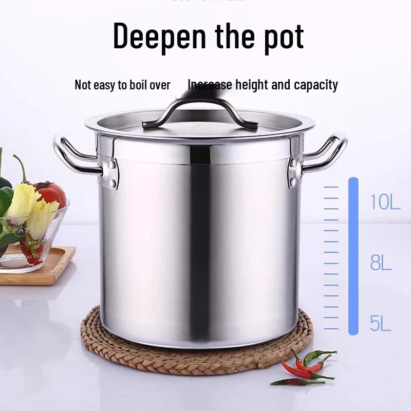 Commercial Thickened 304 Stainless Steel Soup Pot