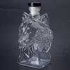 Artistic Wolf Head Decanter High Borosilicate Glass Wine Bottle Bourbon Dispenser For Gift And Collectors Home Bar