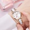 Chun System Women's Ceramic Wristwatch Fashion Metal Watch Luxury Watch Gift,Korean Popular Watches