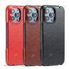 Retro Leather Phone Case iPhone 16 15 14 13 12 11 Pro Max 16Plus 16E Vertical Flip Genuine Leather Hard Back Cover