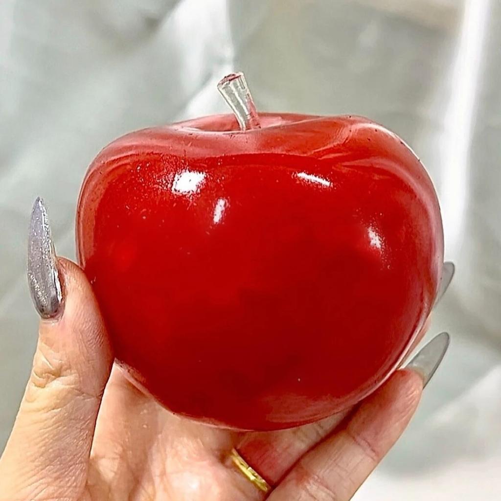 Simulation Crystal Apple Squeeze Toy, Portable Hand Exerciser & Stress Reducing Toy
