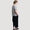 CUSTOMUS Cool Touch Four-Way Stretch Balloon Fit E-Elastic Waist 9/10 Length Wide Pants Cxs25Mwpt613 Bla