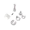 For BMW E46 323i 325i 328i 330i 1998-2006 7pcs/set Door Lock Cylinder Repair Kit Metal 51-21-8-244-049 51217019973