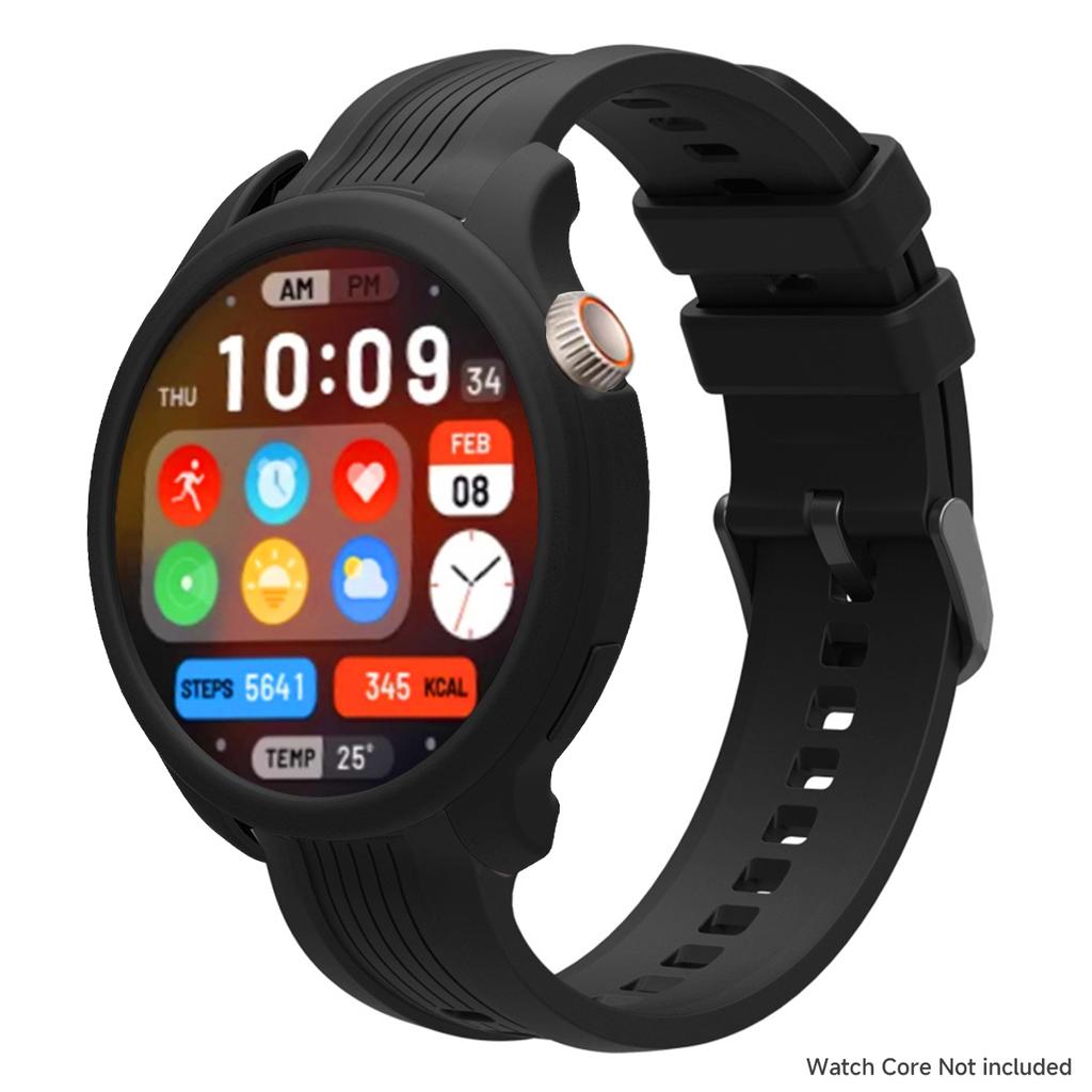 Silikonarmband+Hülle Für Amazfit Balance Verstellbares Sportarmband Smartwatch Anti-Fall Kratzfestes Armband Uhrengehäuse Set Zubehör
