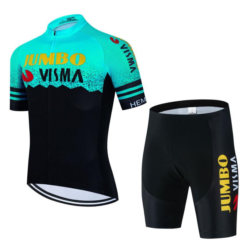 Jumbo hot-selling summer cycling suit short-sleeved suit men's and women's bicycles road bike mountain bike sports suit