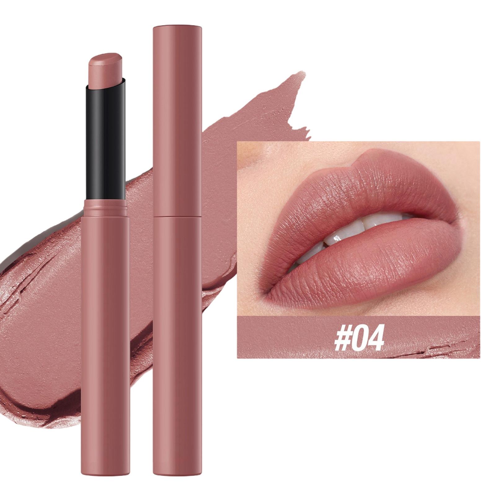 

Бархатная губная помада Nude Soft Dark High Color, стойкая водостойкая помада-бальзам для губ, косметика в подарок. One Size