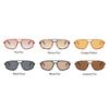New Polygon Sunglasses Women Luxury Brand Cat Eye Glasses Men Designer Gradient Shades for Women UV400 Lentes  Mujer