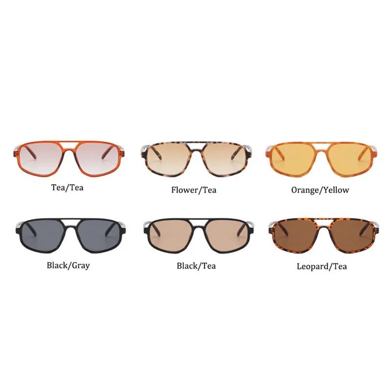 New Polygon Sunglasses Women Luxury Brand Cat Eye Glasses Men Designer Gradient Shades for Women UV400 Lentes  Mujer