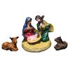 Resin Christmas Scene Figurines With Style Family Set For Holiday Decorations