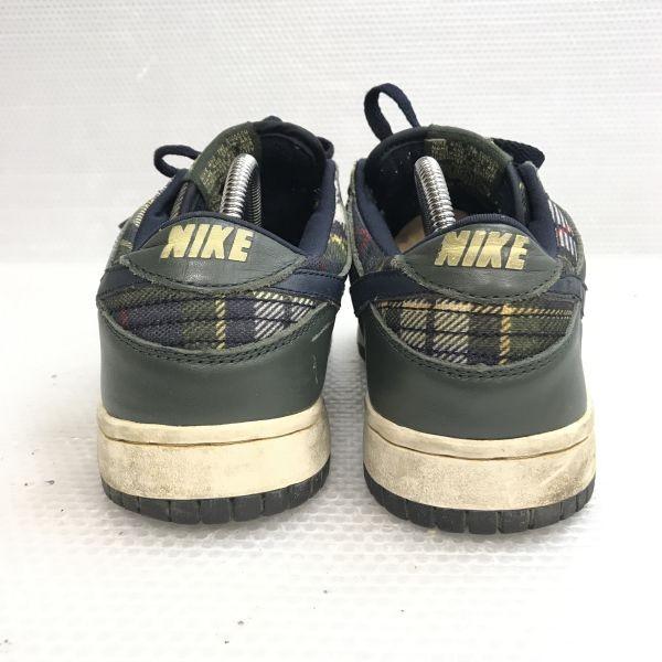 Nike Baskets DUNK LOW PREMIUM 26.0 motif à carreaux marine(UTILISÉ)