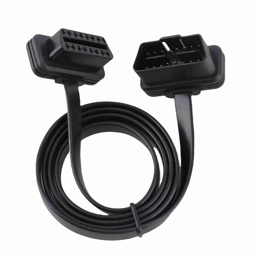 Car Auto 16 Pin Male To Female OBD Extension Cable Diagnostic Adapter