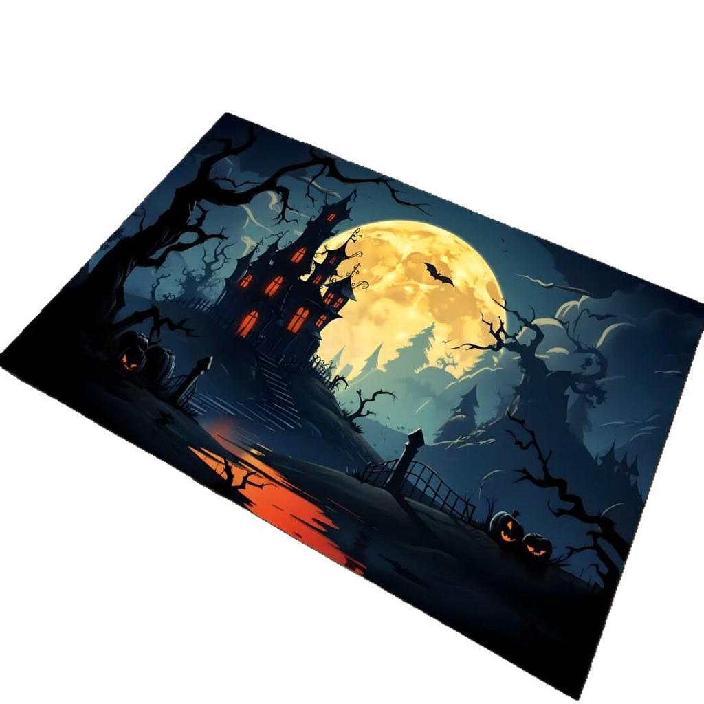Halloween Themed Water-Absorbent & Dirt-Resistant Diatom Mud Doormat