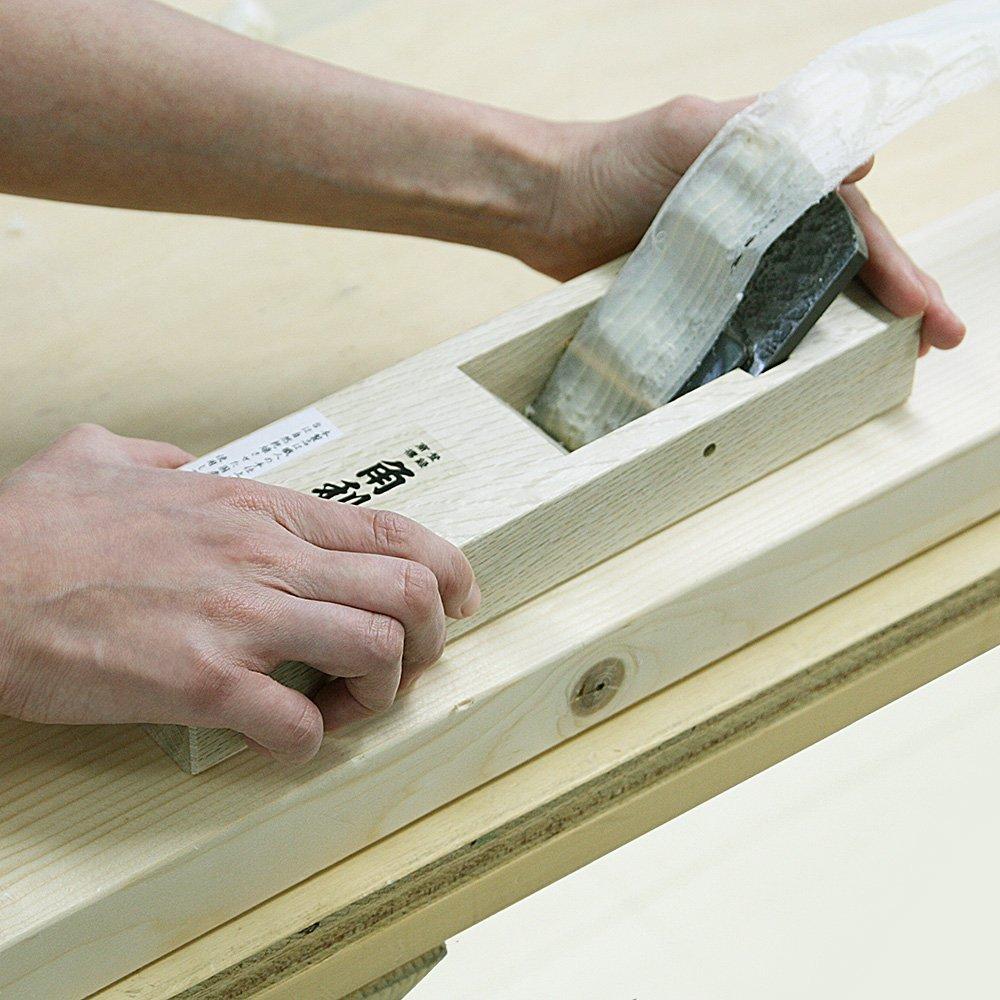 KAKURI Patterned White Blade Width DIY Carpentry Wood Surface Finish Processing 41433 Two-blade Plane, Finish, 60mm, Planer, Flat, Tool,