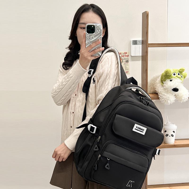Koreanischer Harajuku-Stil Rucksack mit großem Fassungsvermögen, spritzwassergeschützt, modisch für Studentinnen