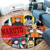Naruto Shinobi Legacy Round Area Rug Carpet Rug For Living Room Bedroom Sofa Playroom Decor Nonslip Floor Mat