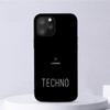 Techno Music Fashion Black For iPhone Samsung Galaxy Redmi Note S 17 16 15 14 13 20 24 25 54 Pro Max Ultra Fe Air Cover Poco