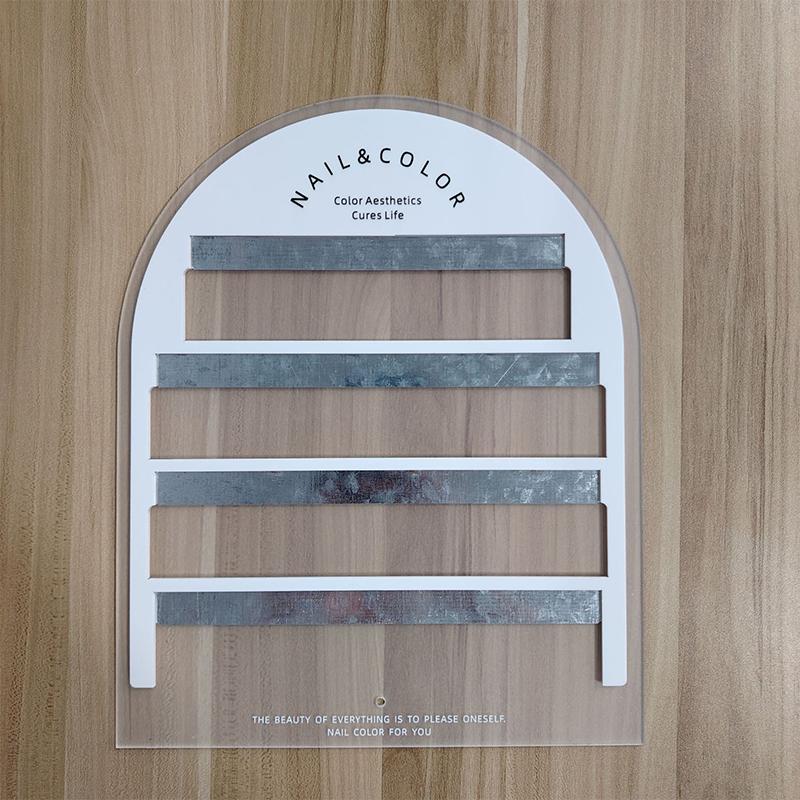 

Премиальная акриловая палитра для ногтей, магнитная доска для демонстрации типсов, сравнительная цветовая карта с наклейками с номерами для нейл-салона