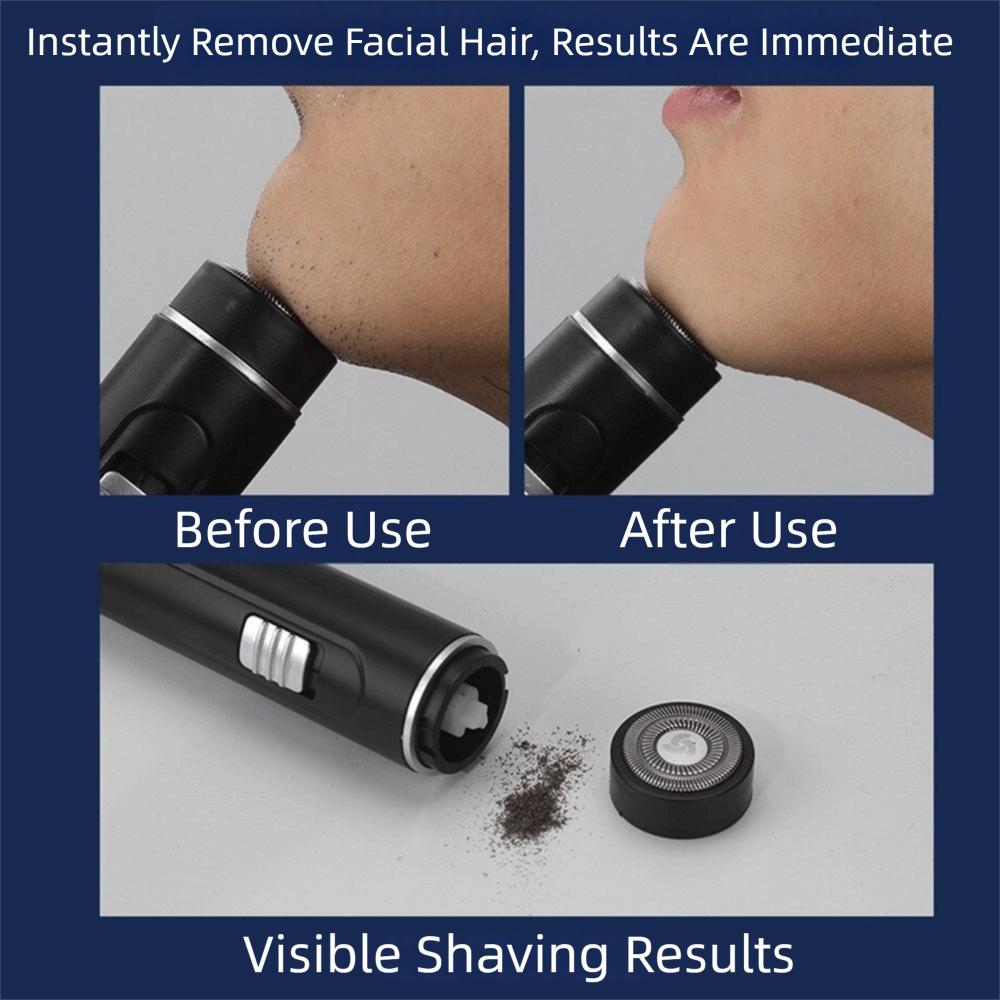 Cordless Men Electric Shaver Type-C Charging Face Hair Remover Tool Men's Beard Trimmer Daily Use