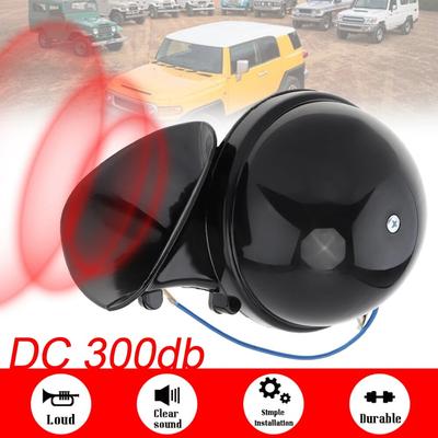 Super Loud 300db Electric Snail Horn Waterproof Universal 12V / 24V High Tone Speaker for Car Truck Boat Motorcycle