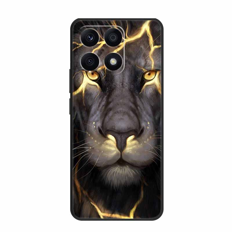 Für Xiaomi 14T Pro Hülle 14 T Pro Handyhülle Löwe Wolf Schwarz Silikon Weiche Rückseite Hüllen Für Xiaomi 14T Pro Hülle 14TPro Funda