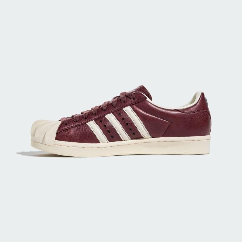 JS1908 THUG CLUB A adidas Originals Superstar Vintage College Burgundy (Men's)