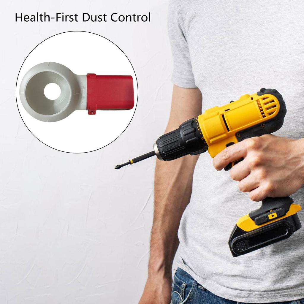 Dust Collector with Guide Feature Ensuring Precise Drilling and Clean Work Area Reusable for Electric Drill