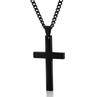 European & American Titanium Steel Cross Necklace Sweater Chain