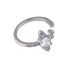 Planet Saturn Open Ring Female Full Diamond Zircon Niche Design A Cold Wind Index Finger Ring