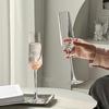 Kristall Sektgläser Set Elegantes Flötenglas für Hochzeitsfeier Sekt Anstoßen Bleifrei Luxus Trinkgeschirr Geschenk
