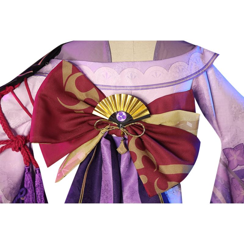 Kostým Baal Cosplay Cosplay Halloweenský kostým Raiden Shogun Hanfu