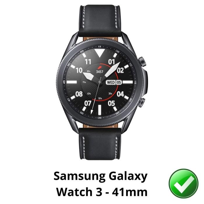 Screen Protector for Samsung Galaxy Watch 3 - 41mm [6 Pack] Ultra Thin Resistant Protective Plastic Film Phonillico