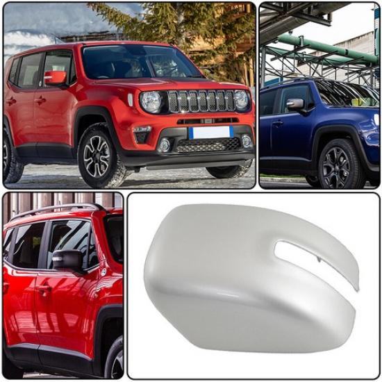Passenger Right Side Rearview Side Mirror Cover Cap For Jeep Renegade 2016-2021