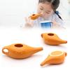 250ml White Ceramic Nasal Rinse Pot Professional Yoga Nose Cleaning Bottle
