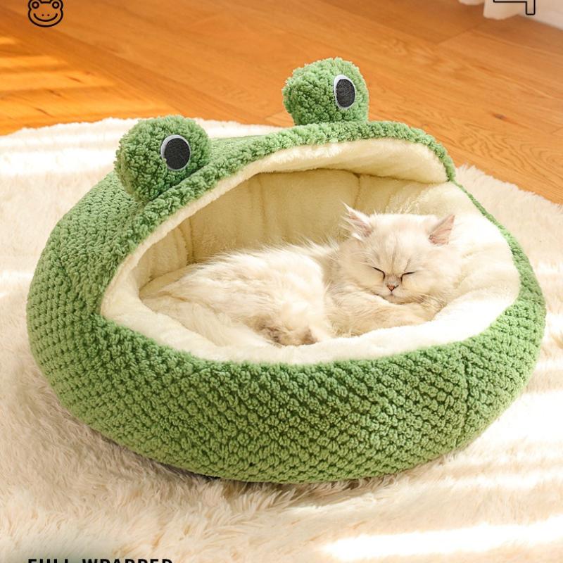 Warm Pet Nest Original Frog Series Warm Cat Nest Dog Nest Autumn and Winter House Nest Pet Supplies