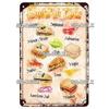 SQDGLZ Vintage Pizza Delicious Food Metal Sign Tin Sign Plate Home Bar Door Wall Decor Sticker Decoration Plaque Poster Gift