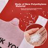 SHUANG YU Disposable Plastic Bags [Thickened 26*42cm/100 Pieces], Smiley Face Shopping Bags, Food Cling Film Bags, Breakfast Bags