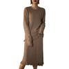 French Wool Knitted Fringed Sweater Skirt Autumn And Winter New Thin Skirt Fashion Suit Wool Skirt