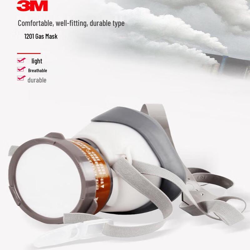 3M 1201 Reusable Half Facepiece Respirator Kit