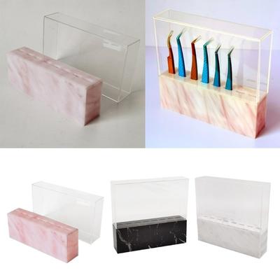 1 Stück Wimpernpinzetten Aufbewahrungsständer 8 Löcher Wimpernverlängerungswerkzeuge Organizer Halter Ständer Beauty-Werkzeuge Aufbewahrungsregal