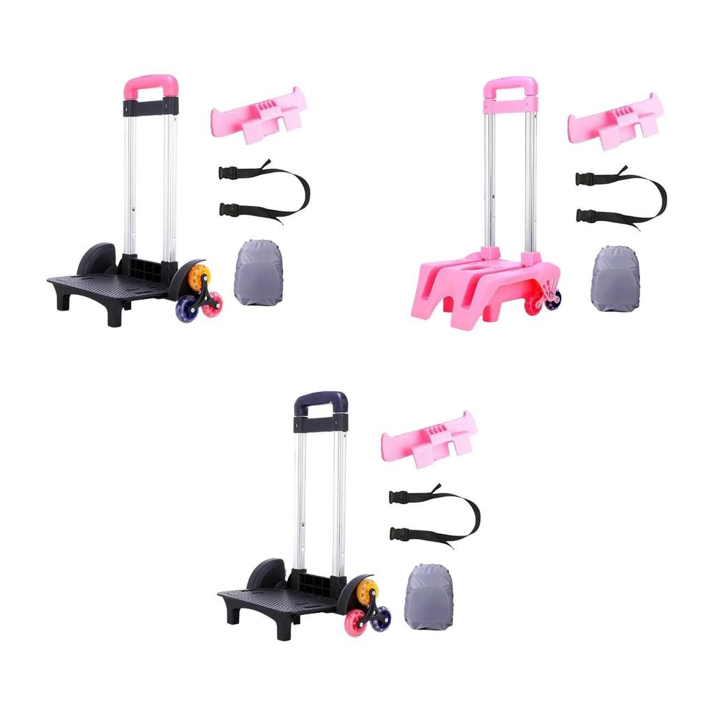 Backpack Trolley Compact Smoothly Luggage Cart for Bags Boxes Travel Luggage