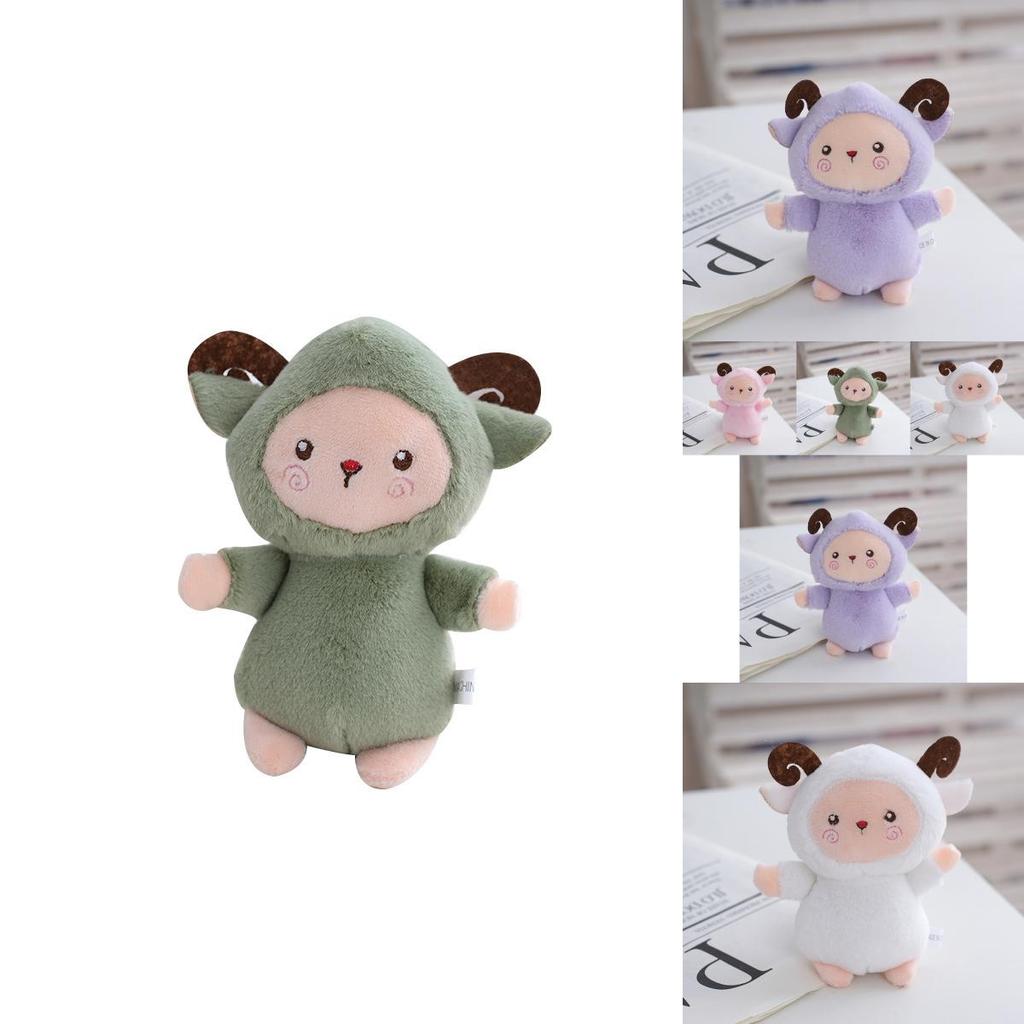 Cute Plush Lamb Toy Adorable Keychain Fluffy Bag Charm Perfect For Students