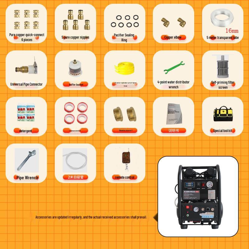 Hua Gong Geothermal Wall-Mounted Boiler & Underfloor Heating Pipe Cleaning Machine