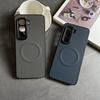 Business Carbon Fibre Phone Case For VIVO S16 S17 S18 S19 Pro S50 S30 Pro Mini Magnetic Wireless Charge Cover Shockproof Shell