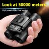 Mini Portable Powerful Binoculars Professional 50000m Hd Telescope Foldable Monocular Long Range Bak4 Prism For Outdoor Camping