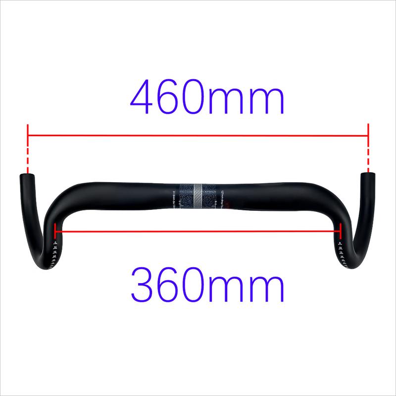 Lishi GACAR Internal Routing Flared Road Handlebar