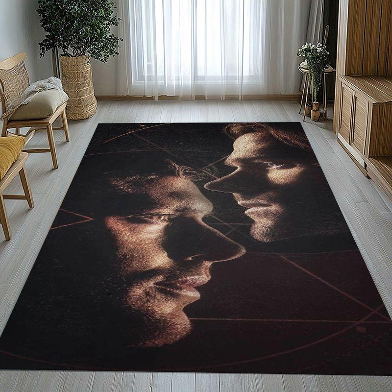 SPN Supernatural Dean Sam TV Living Room Non-Slip Area Rug Soft Carpet for Bedroom Kids Playroom Sofa,Home Decor Doormat Gift