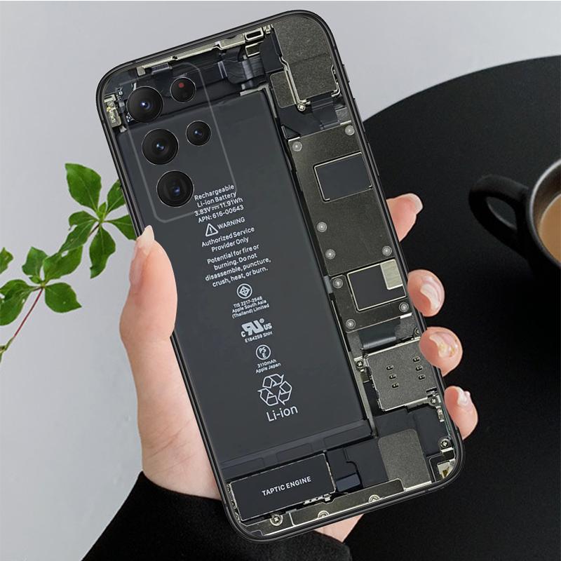 Θήκη τηλεφώνου για Samsung Galaxy A73 A53 A13 A22 A12 A32 A71 A21S A33 A52 A72 A41 A50 A70 A31 M31 Μπαταρία μητρική πλακέτα κυκλώματος