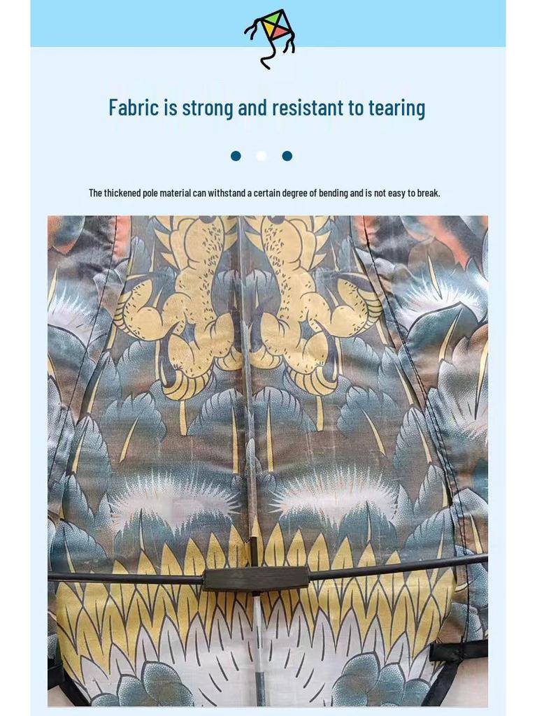 Large Traditional Eagle Kite for Adults & Kids - Cartoon Anime Design for Outdoor Fun